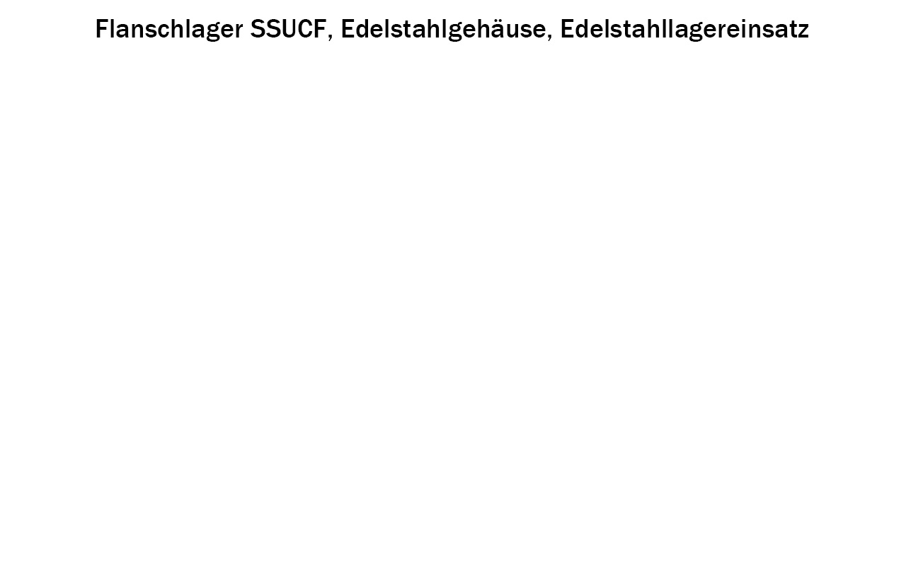  flange bearing Zeichnung 