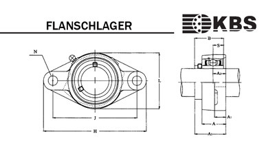  Flanschlager Zeichnung 