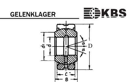 1 FLURO Gelenklager Schwenklager GE30-HO-2RS = GEEM30.ES.2RS  30x47x30/18 mm 