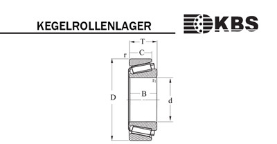  tapered roller bearing Zeichnung 