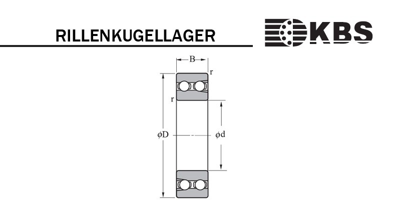  Rillenkugellager Zeichnung 