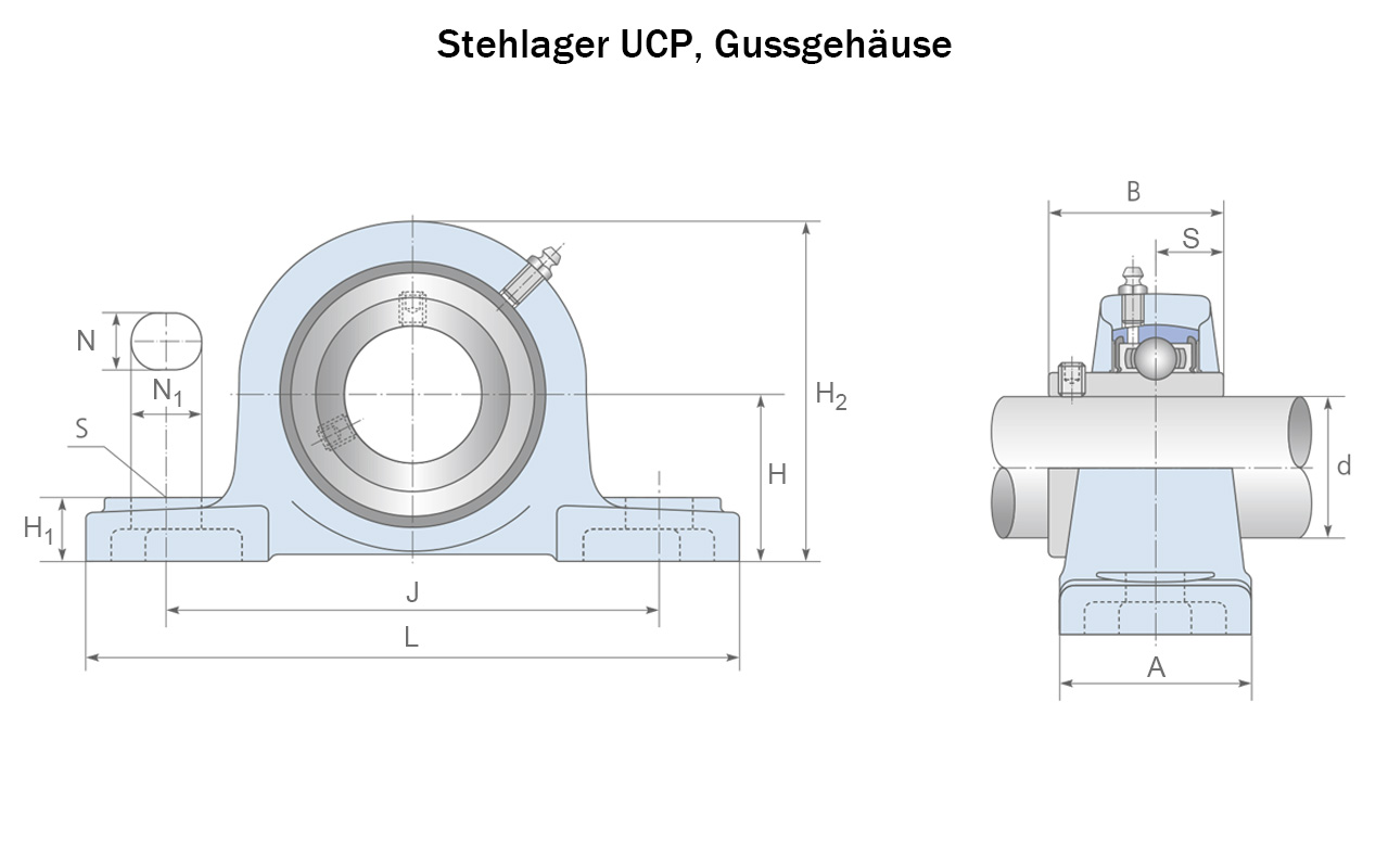  plummer block Zeichnung 